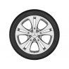 Jante Classe B W246 - 7,5 J x 17 ET 52,5 à 5 doubles branches - argent vanadium - 43,2 cm
