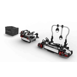 Porte-vélos arrière, pour dispositif d'attelage, rabattable, pour 2 vélos