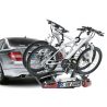 Porte-vélos arrière, pour dispositif d'attelage, rabattable, pour 2 vélos