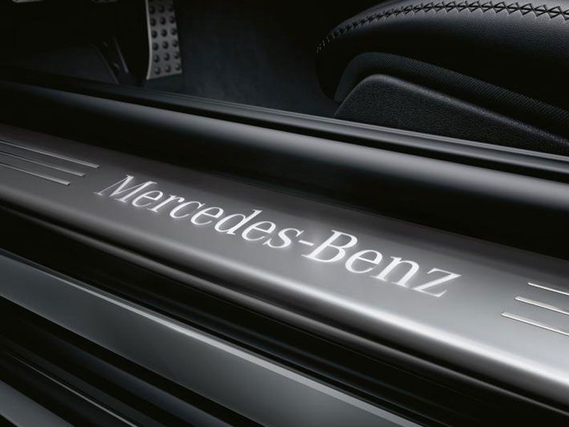 Baguette de seuil, éclairées pour CLA W118
