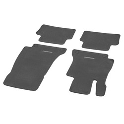 Jeu de 4 Tapis en velours GRIS CLASSIC - Pour Classe E W213