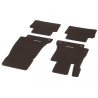 Jeu de 4 Tapis en velours Marron Expresso CLASSIC - Pour CLS W257