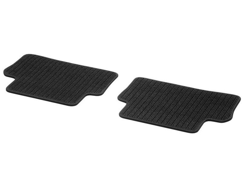 Tapis en reps noir CLASSIC - Arrière - CLS W257