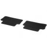 Tapis en reps noir CLASSIC - Arrière - CLS W257