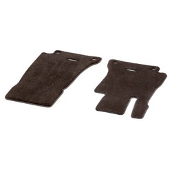 Tapis de sol en velours marron EXCLUSIV - CLS W257 - conducteur / passager