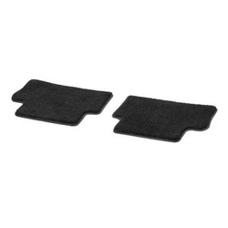 Tapis en velours NOIR CLASSIC - Arrière - Classe E W213