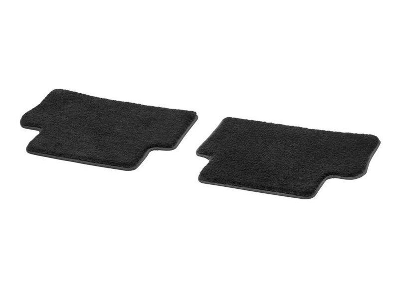 Tapis en velours NOIR CLASSIC - Arrière - CLS W257
