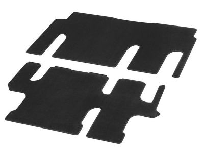 Tapis en velours, Espace passagers à rail simple, 1 porte coulissante, 2 unités, U3R/UR3 - Classe V / EQV / VITO / EVITO W447 Me
