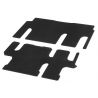 Tapis en velours, Espace passagers à rail simple, 1 porte coulissante, 2 unités, U3R/UR3 - Classe V / EQV / VITO / EVITO W447 Me