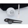 Coffret cadeau de golf Mercedes-Benz - 1 Sac - 1 Serviette - 3 Balles et 10 Tees