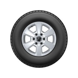 Jante Sprinter / eSprinter 910 - 6,5 J x 16 pouces ET 62 - 6 branches Argent