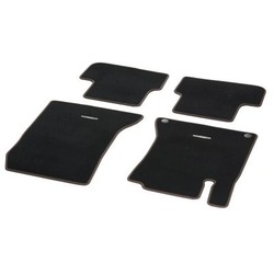 Jeu 4 Tapis Velours Noir & Marron Noix Classe A W176
