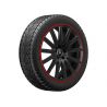 Jante AMG GLA 247 - 8 J x 20 pouces ET 48 Coloris noir Rebord de jante peint en rouge