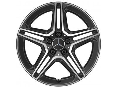 Jante AMG Mercedes CLA W118 - 8 J x 18 pouces ET 49 - Finition Naturel Brillant Noir