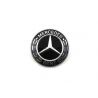 Insigne Étoile Emblème de capot - Noir - Classe S W217 Mercedes-Benz