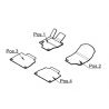 Jeu 4 Tapis Velours Noir GLE W167