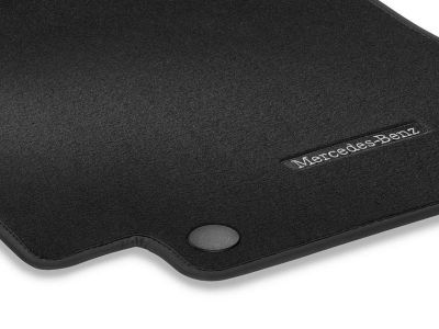 Jeu 4 Tapis Velours Noir GLE W167