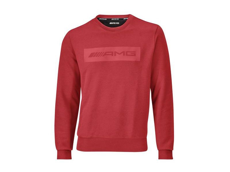 Sweat Rouge Coupe Ajustée AMG Unisexe