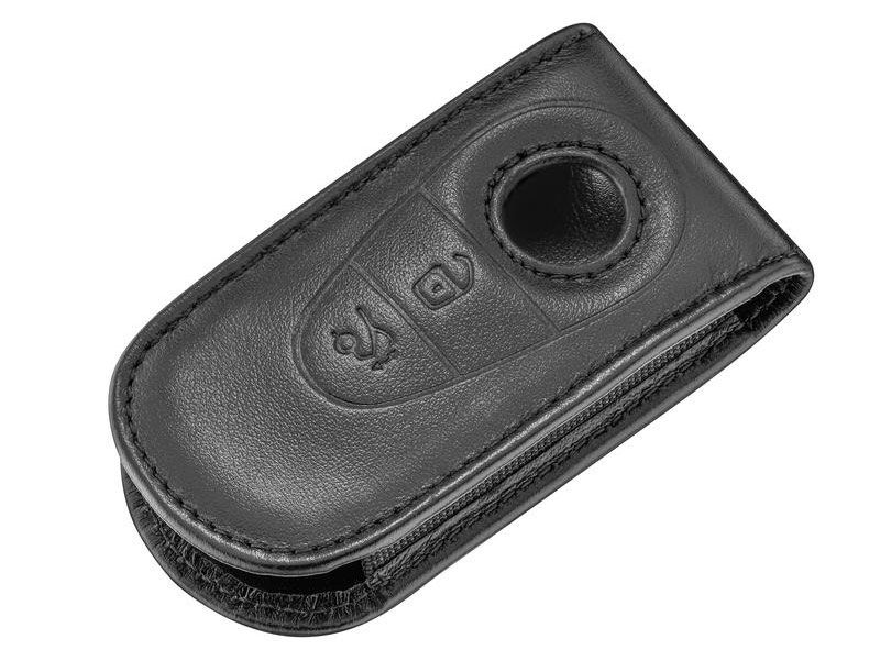 Étui de clé en cuir - Noir - Mercedes-Benz Clés 8e génération