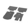 Jeu 4 Tapis Velours Gris GLE W167