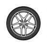Jante AMG  GLC W253 - 8 J x 19 pouces ET 38 - 5 doubles branches Gris titane