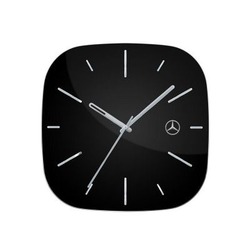  Horloge murale noir, « Business » Mercedes-Benz