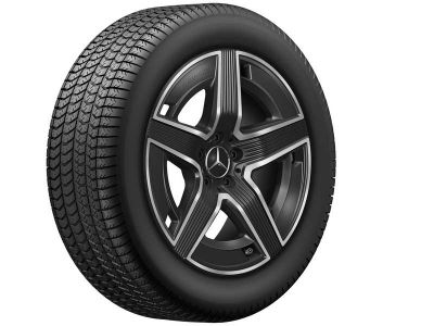 Jante AMG GLC W254 - Essieu Arrière - 5 branches - 9 J x 19 pouces ET 30 coloris noir
