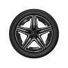 Jante AMG 5 doubles branches essieu avant GLC 254 - 8,5 J x 20 ET 34,5 noir