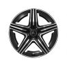 Jante AMG 5 doubles branches essieu avant GLC 254 - 8,5 J x 20 ET 34,5 noir