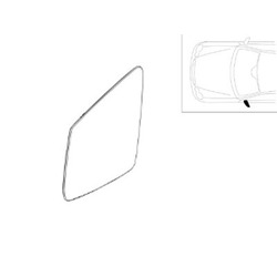 Miroir pour rétroviseur extérieur gauche Classe E W212 Mercedes-Benz