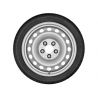 Jante Utilitaire - 6,5 J x 16 pouces ET 52 - Mercedes-Benz