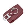  Etui à clés rouge Mercedes-Benz, Cuir de vachette/ Acier inoxydable