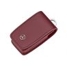  Etui à clés rouge Mercedes-Benz, Cuir de vachette/ Acier inoxydable