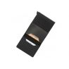 Porte-monnaie AMG Slimwallet en cuir de vachette noir Mercedes
