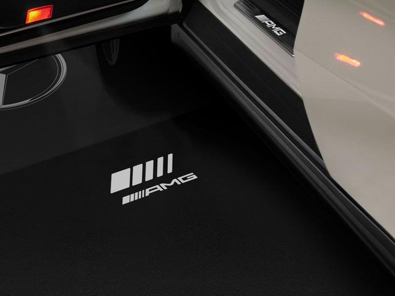 Jeu de 2 Projecteur LCD, Avec motif AMG animé - Mercedes-Benz