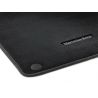 Jeu 4 Tapis Velours Surpiqûre Gris Alpaga CLA W118