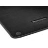 Jeu 4 Tapis Velours Surpiqûre Marron Noix CLA W118