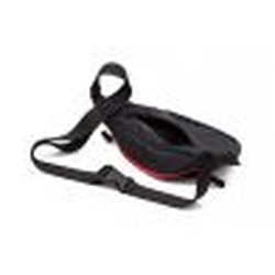 Sac banane bandoulière Noir AMG Fermeture Rouge