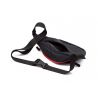 Sac banane bandoulière Noir AMG Fermeture Rouge