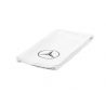 Chiffon blanc 100 % coton Mercedes-Benz
