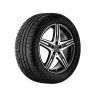 Jante AMG Mercedes SLK - 5 branches - Essieu Arrière - 8,5 J x 18 pouces ET 36 - Finition naturel brillant
