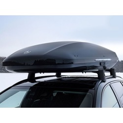 430L Coffre de Toit Noir Mercedes + Barres de toit OFFERTES