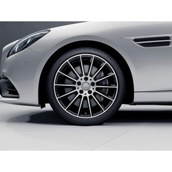 Jante AMG Mercedes SLK W172- multibranches - Essieu Arrière - 9 J x 18 pouces ET 42 - Noir