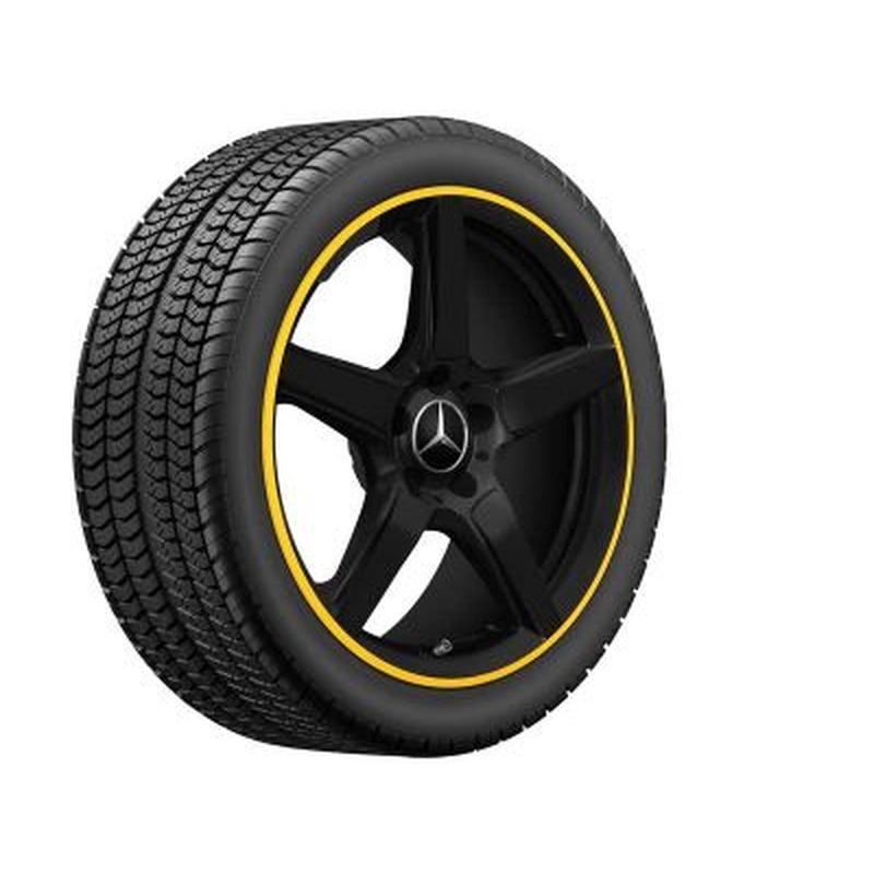 Jante AMG Mercedes SLK SLC W172 - 18 pouces - Essieu Avant - Noir Mat