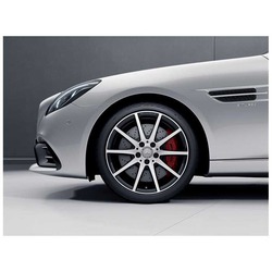 Jante AMG Mercedes SLK SLC W172 - 18 pouces - Essieu Avant - 10 branches - naturel brillant