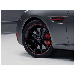 Jante AMG Mercedes SLK SLC W172 - 18 pouces - Essieu Arrière - 10 branches - Noir