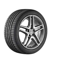 Jante AMG Mercedes CLA W117 - 18 pouces  - 5 doubles branches - Gris titane