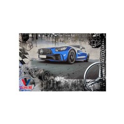 Tableau édition limitée Blue Fury Mercedes-Benz x Doll’Art