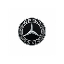 Insigne Étoile Emblème de capot - Noir - Classe E W213 Mercedes-Benz
