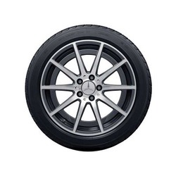 Jante AMG Mercedes Classe C W205 AMG - 18 pouces - Essieu Avant - coloris gris - 10 branches